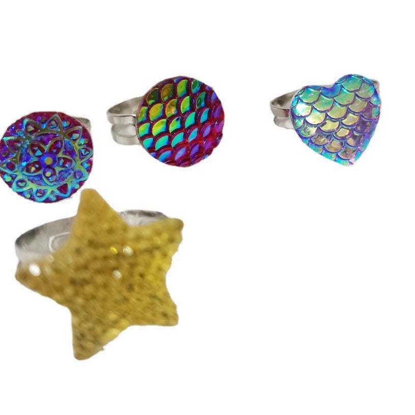 Unisex Bunte und kreative Eiskrem-Haarclips Karnz