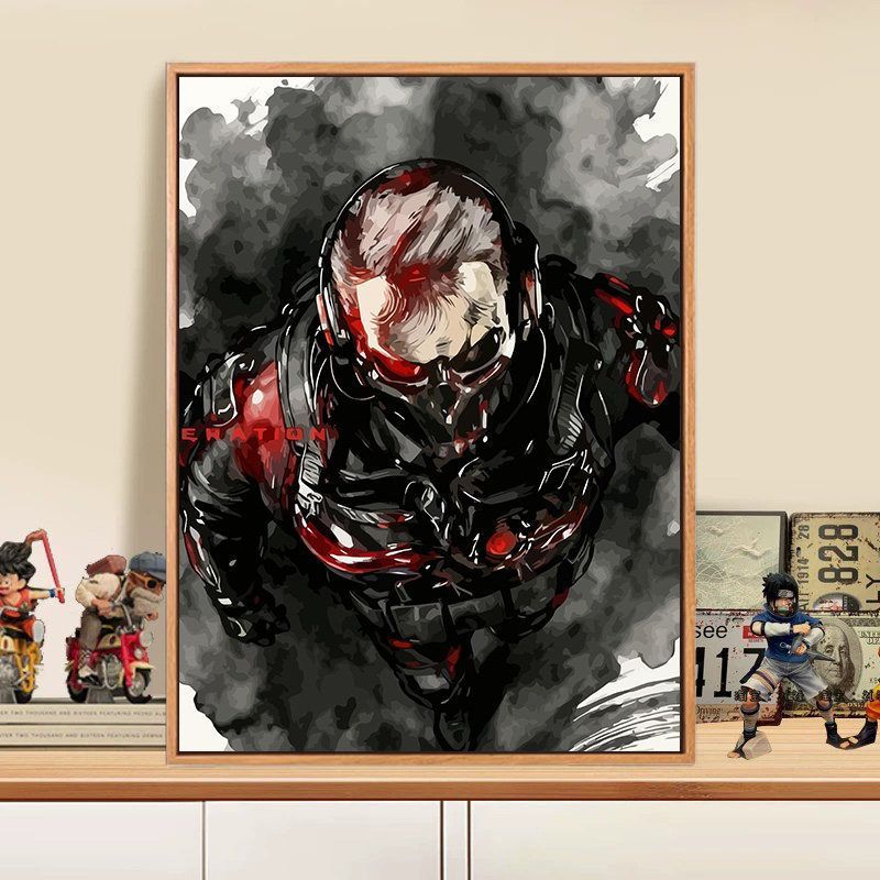 Action Hero Kunstdruck Karnz