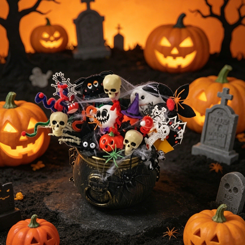 Halloween-Themen dekorative Kessel Tischmitte Karnz
