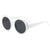 Damen modische runde Designer-Sonnenbrille Karnz