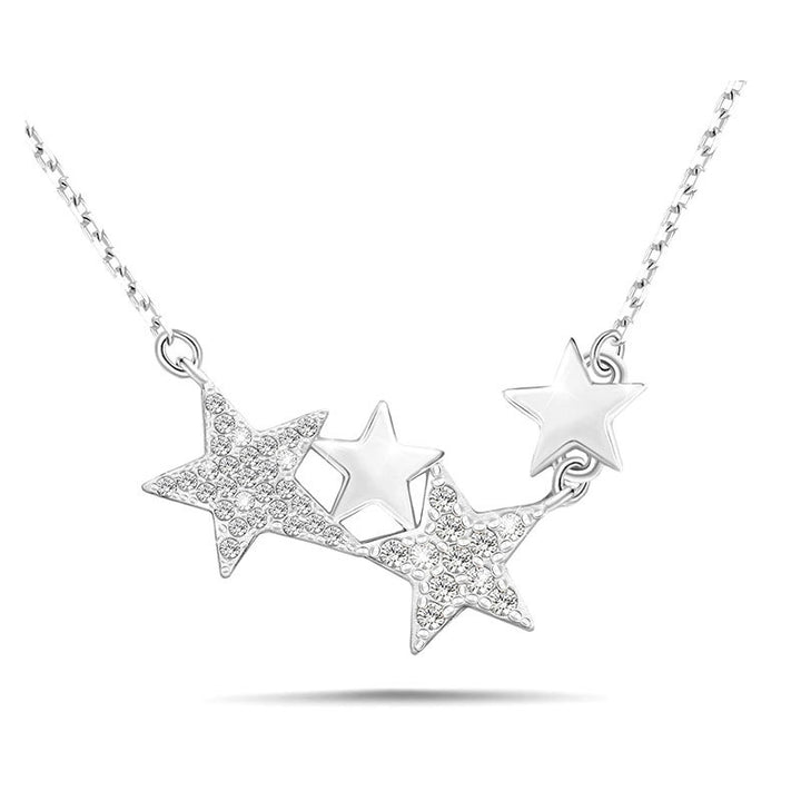Himmlische Sternenhaufen Halskette Karnz