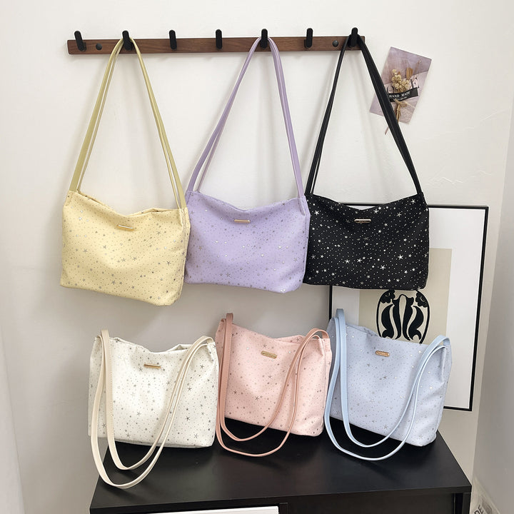 WoStylish Star-beschmückte Hobo-Tasche Karnz
