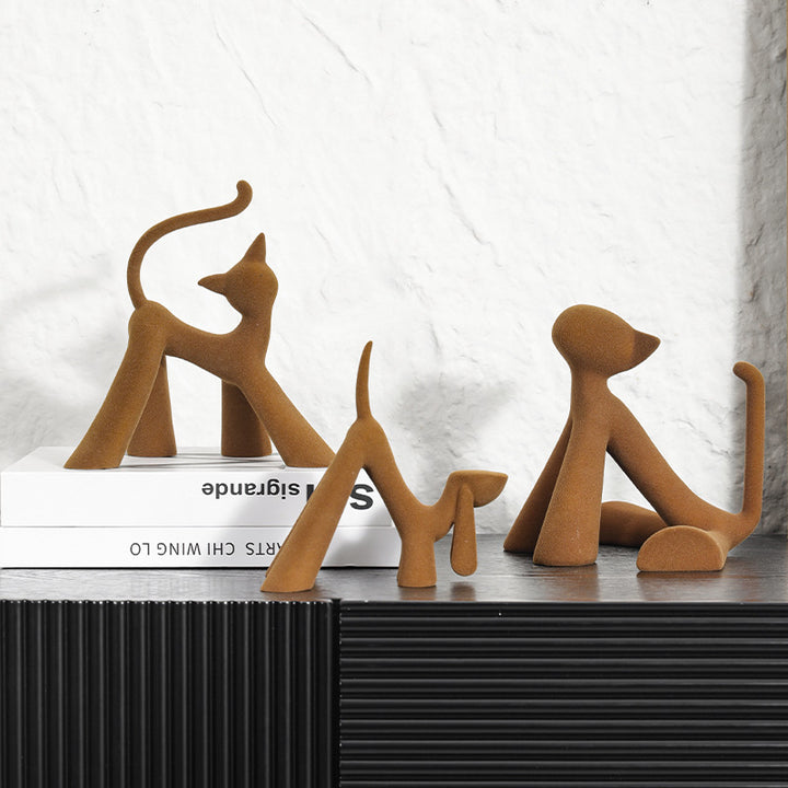 Verspielte Hundefigur