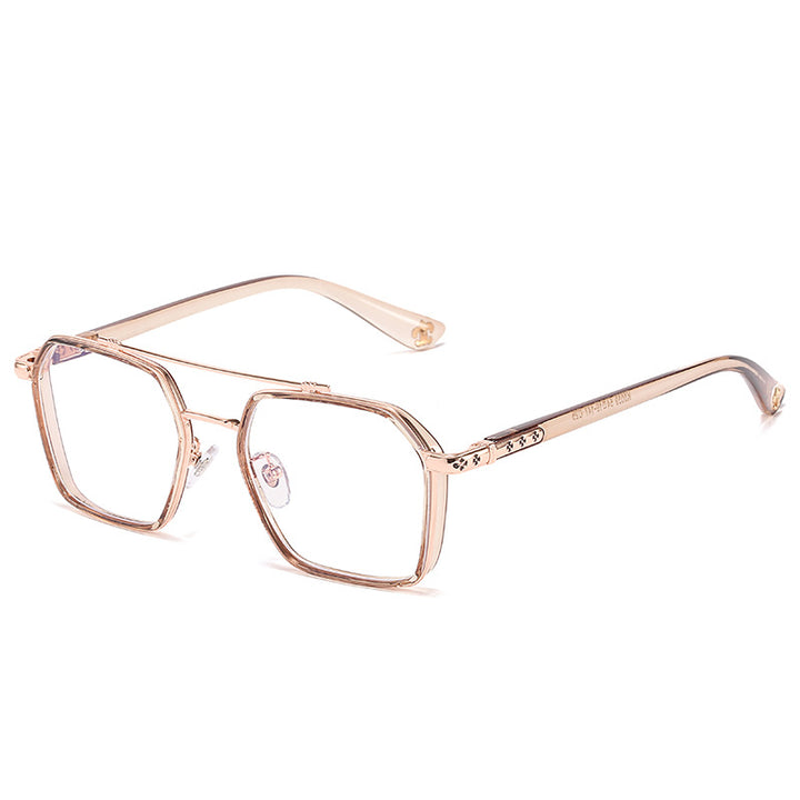 Damen modische Brille im geometrischen Design Karnz
