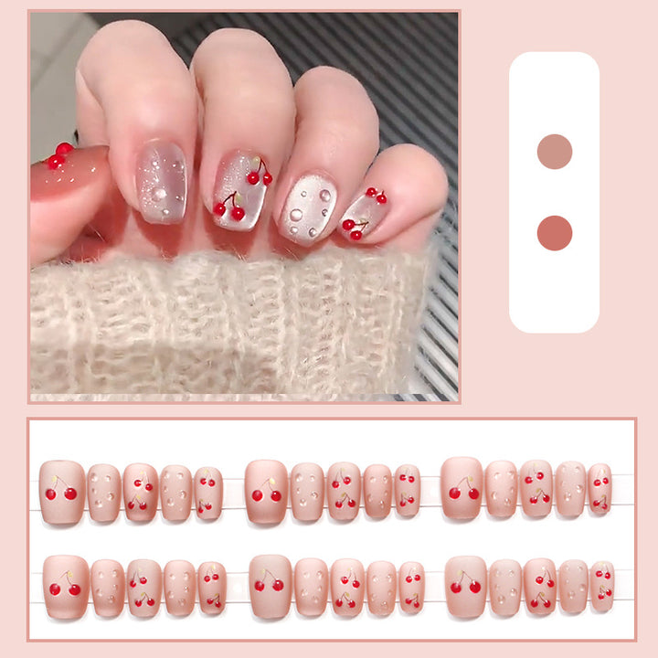 Kirschblüten-Themen Press-On Nagelkunst Karnz