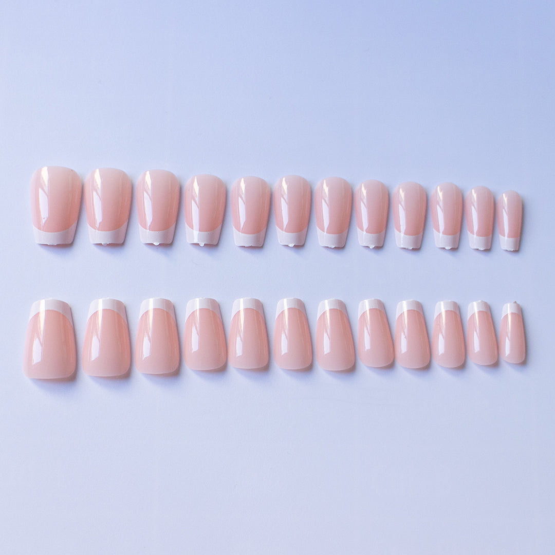 French Tip Acryl Nagelkunst Set