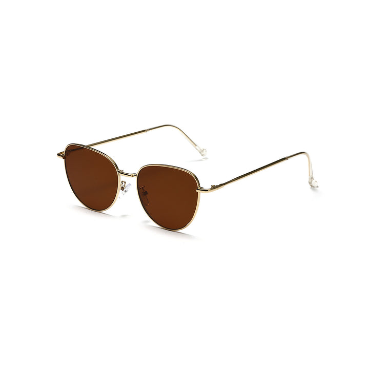 Damen modische Sonnenbrille mit filigranem Metallrahmen Karnz