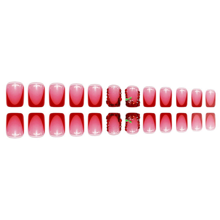 Elegante Theatralische Press-On Nagel Set Karnz