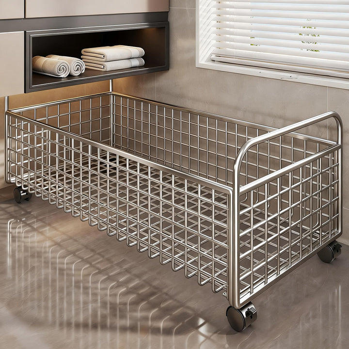 Metallgitter Aufbewahrungskorb mit Traggriffen für Regale und Schrankorganisation