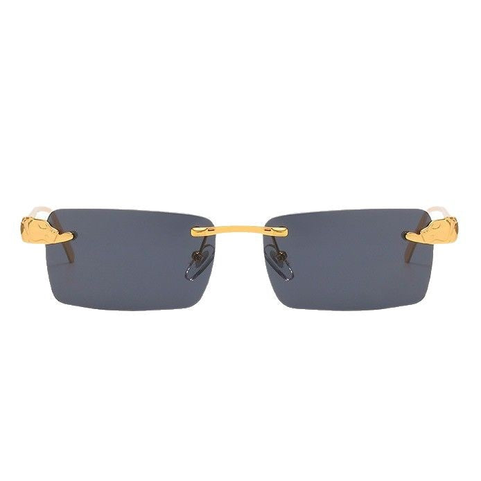 Damen modische Sonnenbrille mit elegantem Metallrahmen und innovativen Gläsern Karnz