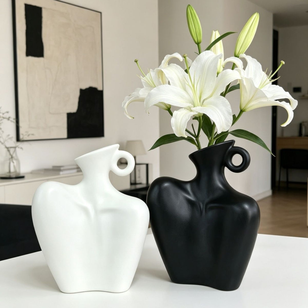 Künstlerische Abstract Dekorative Vase Karnz
