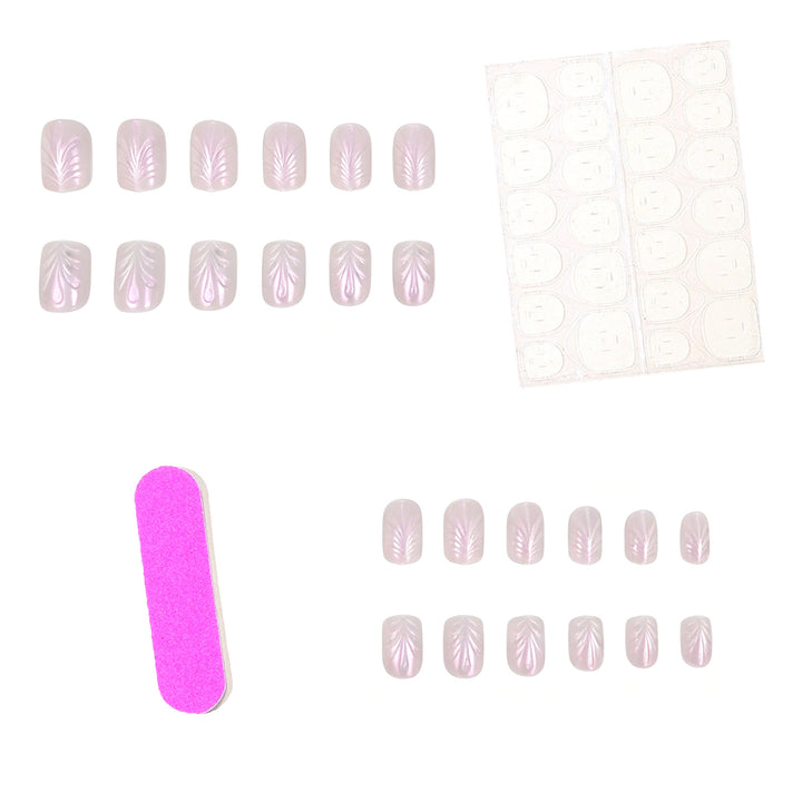 Elegante Texturierte Nagelkunst Karnz
