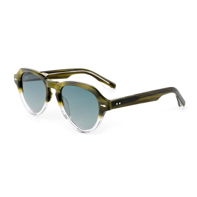 Damen modische Sonnenbrille im eleganten, runden Design mit polarisierten Gläsern Karnz