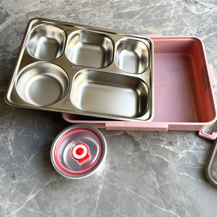 Mehrere Fächer Edelstahl Bento Box