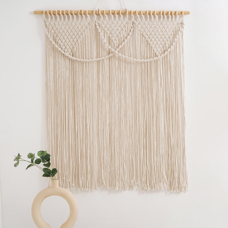 Macrame Fransen Wandbehang Wandteppich Karnz