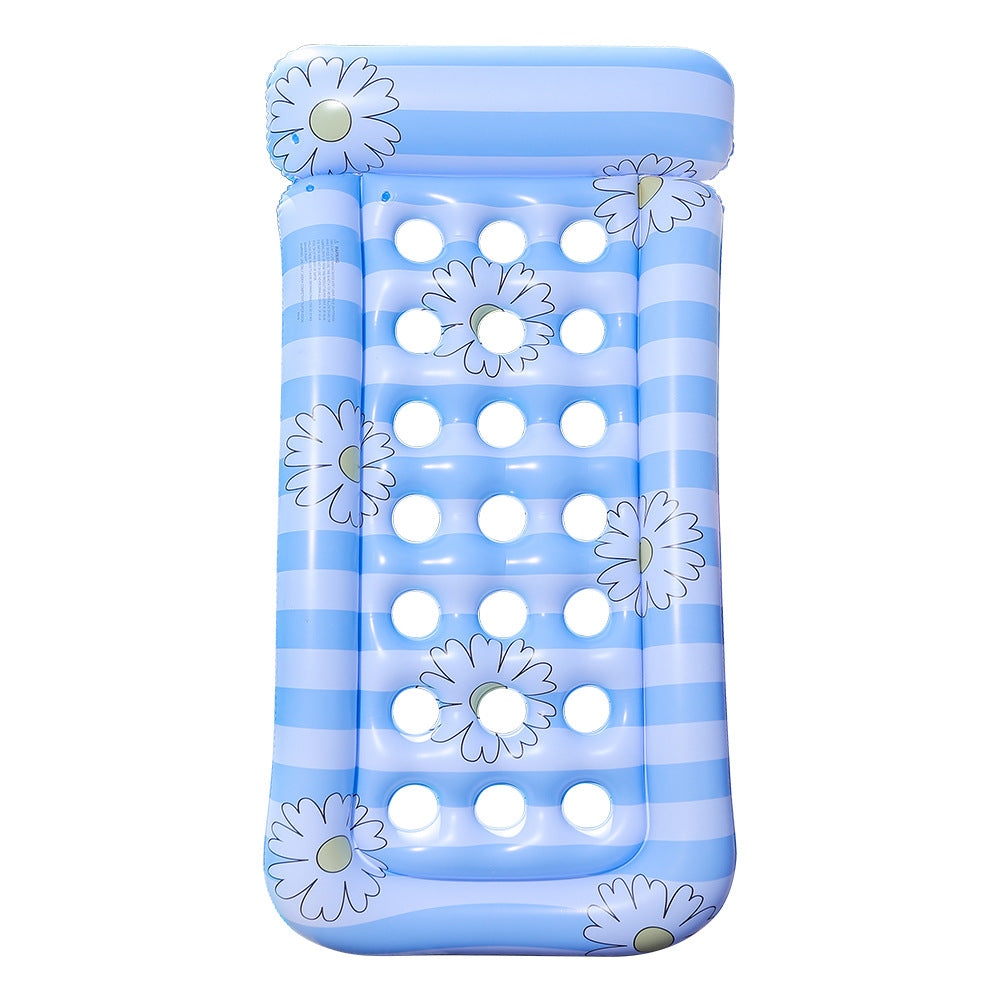 Damen Aufblasbare Badeliege mit Blumendesign Karnz