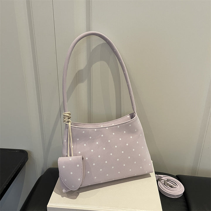 Polka Dot Schulter Handtasche