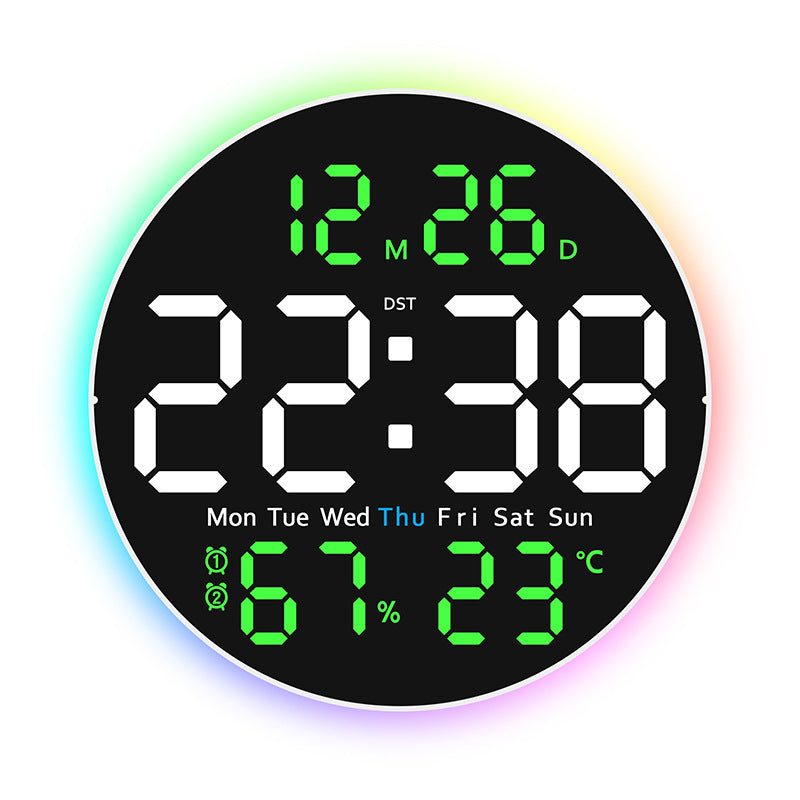 Digitaler LED-Wecker mit Hygrometer und Temperaturanzeige Karnz