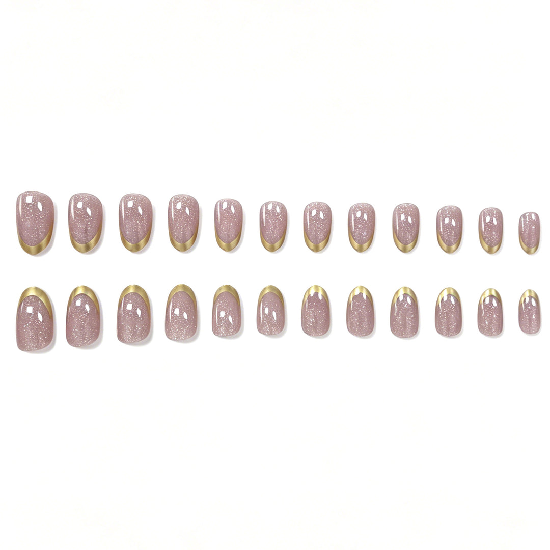 Elegante Glänzende Nagelkunst Verlängerungen Karnz