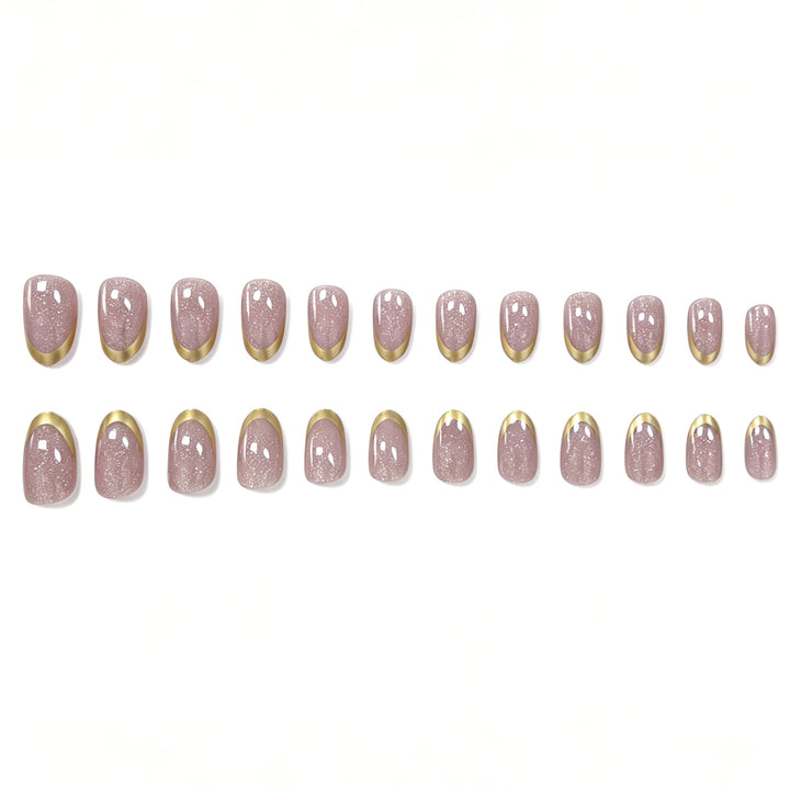 Elegante Glänzende Nagelkunst Verlängerungen Karnz
