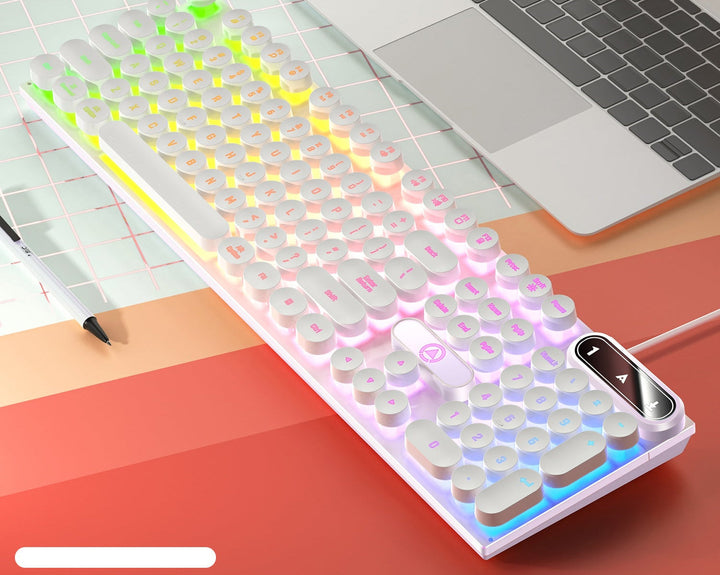 Retro Mechanische Tastatur Karnz