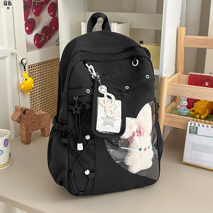Süßer Charakter-Themen-Transparenter Rucksack Karnz