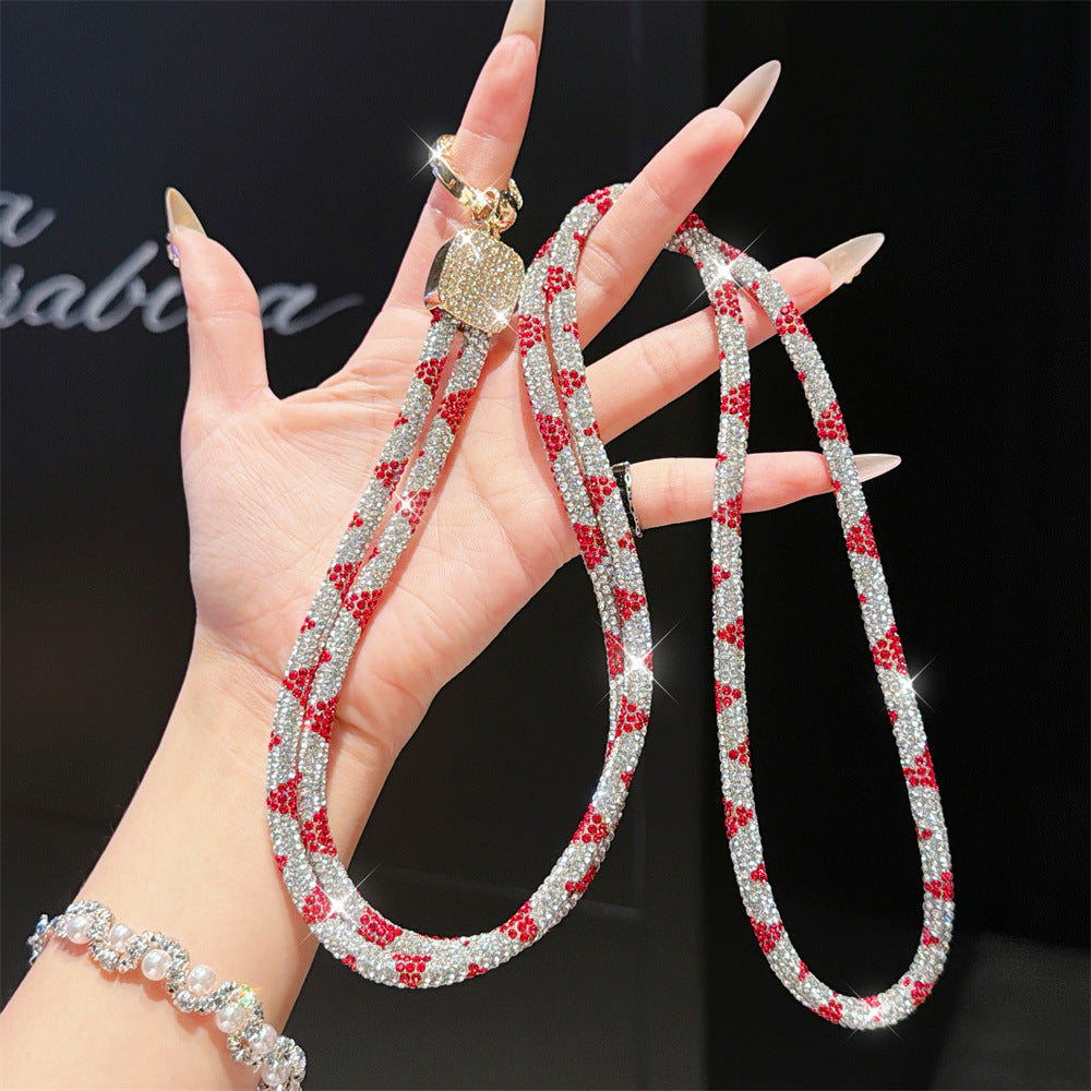 Funken Crystal Brillen Kette Karnz