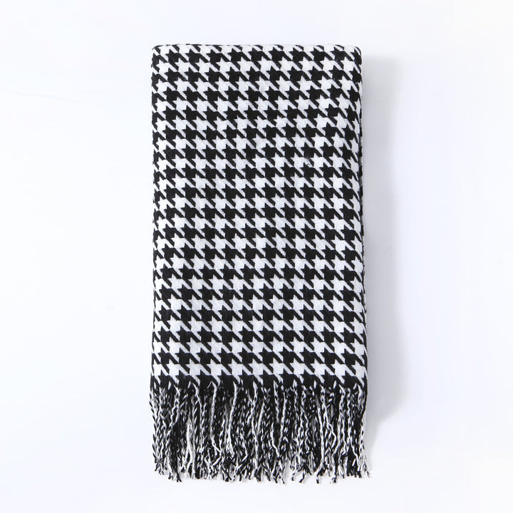 Gemütliche Strickdecke