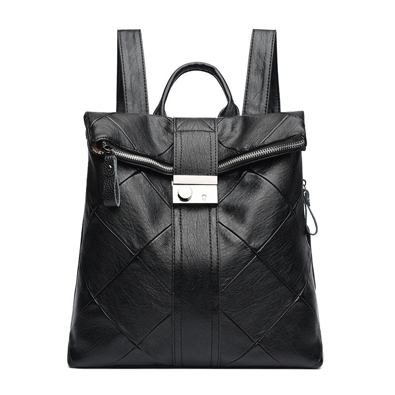 Chic Texturierter Rucksack Karnz