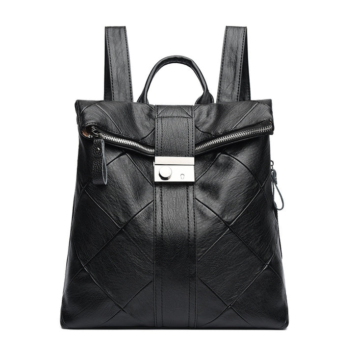 Chic Texturierter Rucksack Karnz