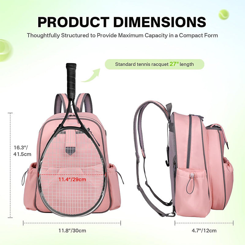 Sportlicher Rucksack für Tennis mit Integriertem Schuhfach und Praktischen Fächern Karnz