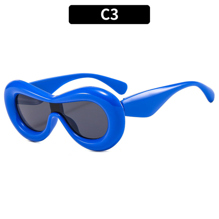 Übergroße Retro-inspirierte Mode-Sonnenbrille