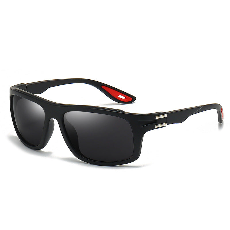 Herren Sportliche Sonnenbrille mit polarisierten Gläsern und stoßfestem Rahmen Karnz