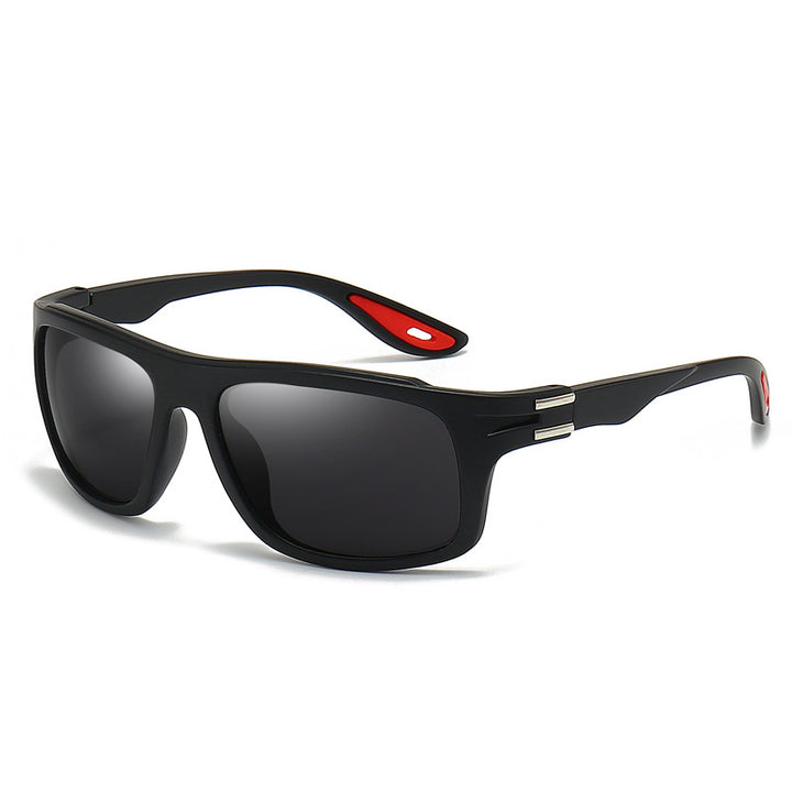 Herren Sportliche Sonnenbrille mit polarisierten Gläsern und stoßfestem Rahmen Karnz