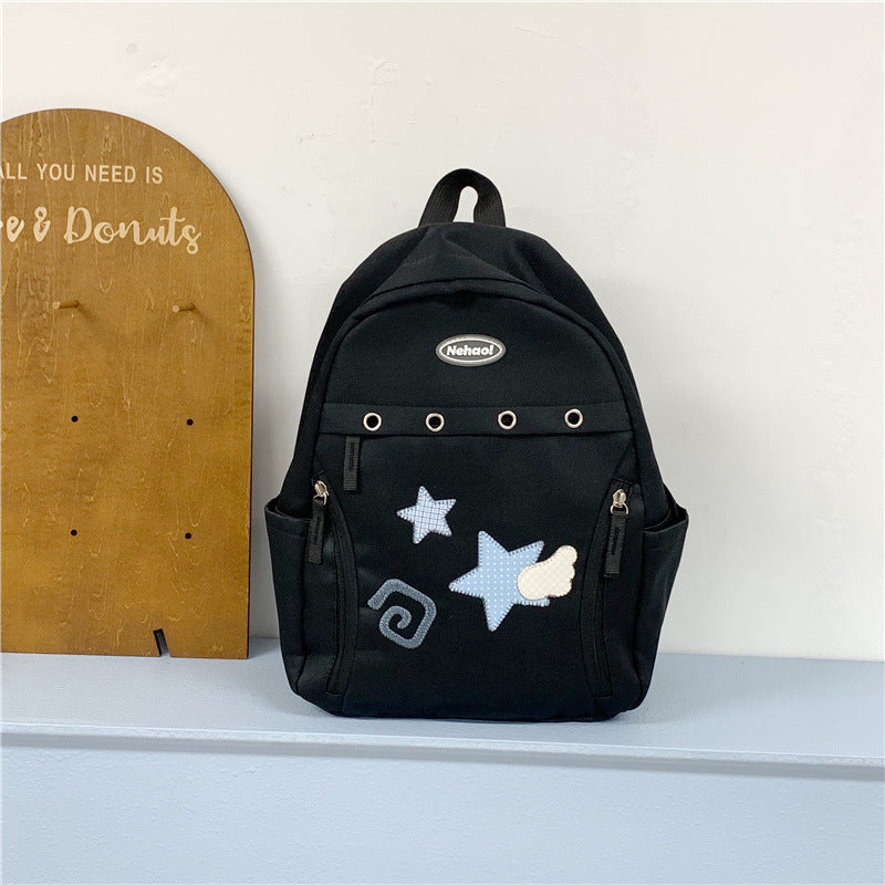 Stylische Bestickte Lässige Rucksack