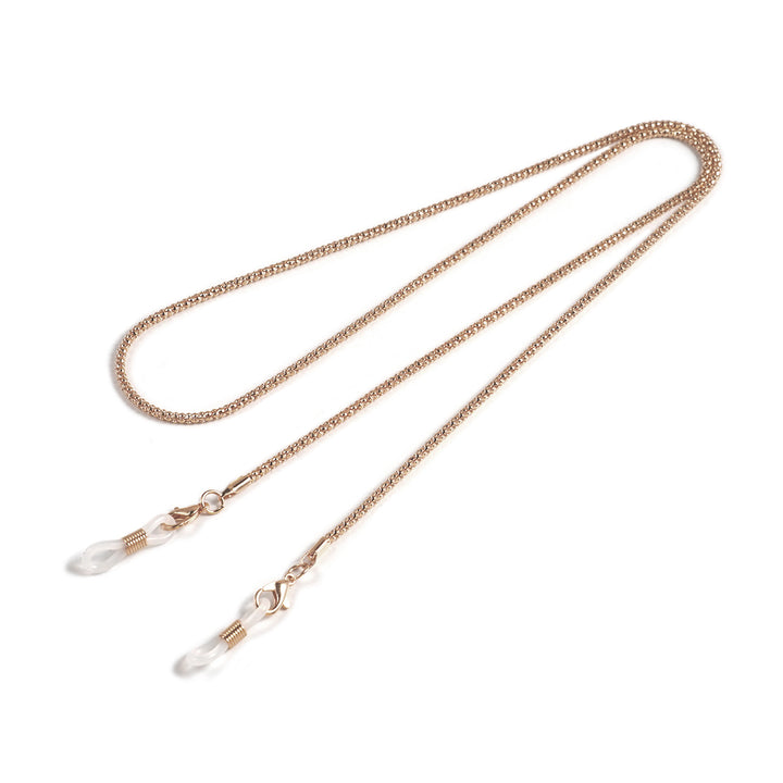 Elegante Goldene Metall Brille Kette Karnz