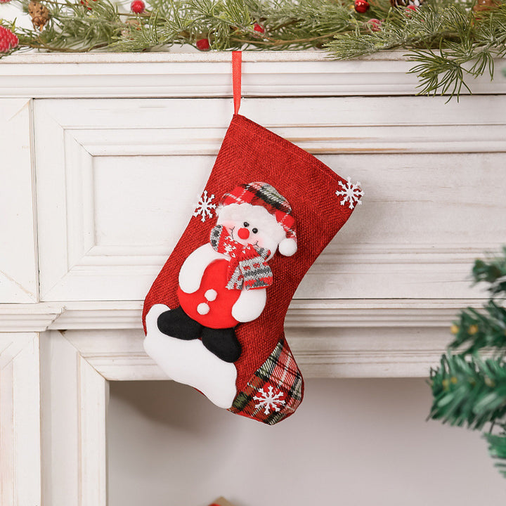 Weihnachtsstrumpf mit Rentierdesign Karnz
