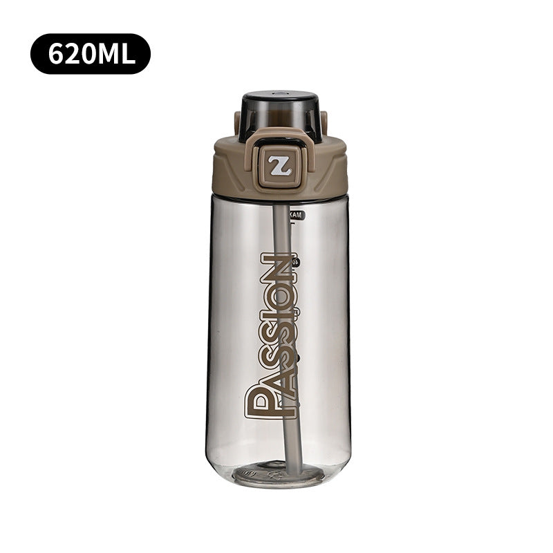 Damen Trinkflasche mit integriertem Messsystem und Flip-Top-Verschluss Karnz