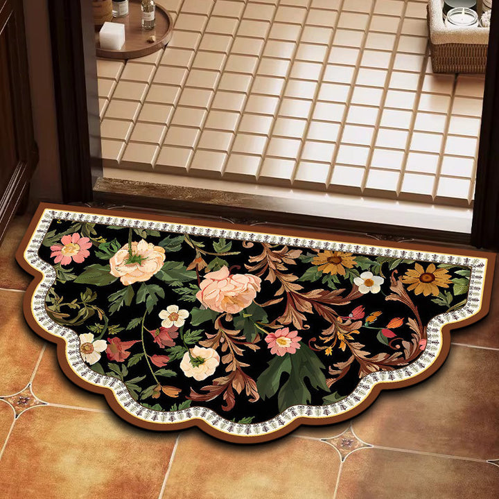 Eleganter floraler Teppich