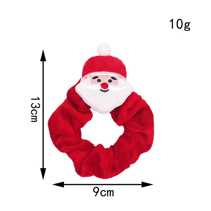 Weihnachtsgeschenk Haargummi mit Schleife