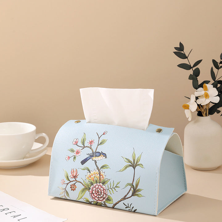 Künstlerische Florale Taschentuchbox Abdeckung Karnz
