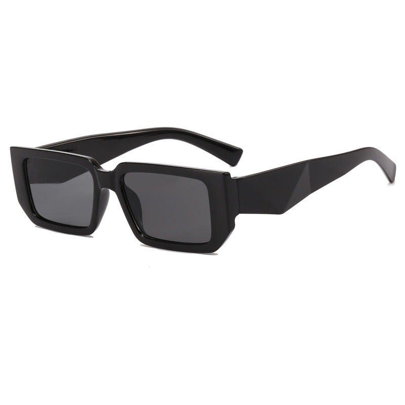 Damen Modische Rechteck-Sonnenbrille mit ausgefallenem Rahmen Karnz