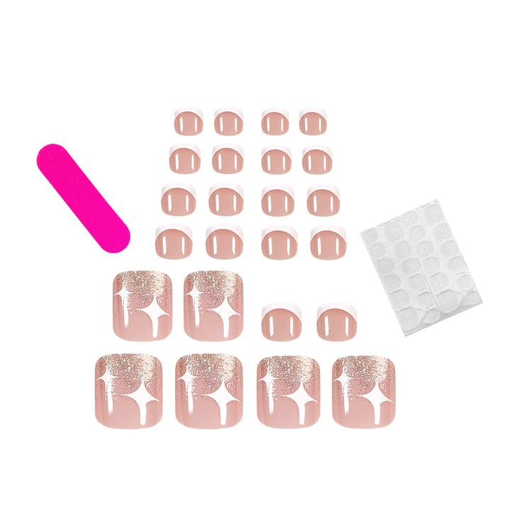 Kreatives Fußnageldesign Karnz