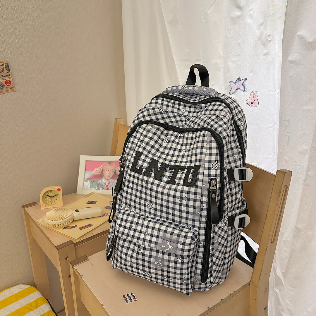 Verspielter Rucksack mit Mehrfachfächern Design Karnz