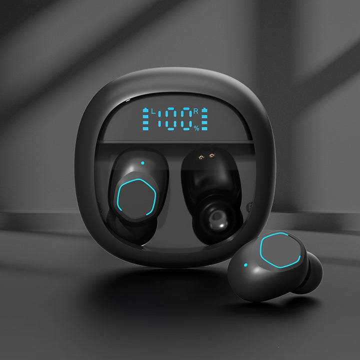 Kabellose In-Ear Kopfhörer mit Intelligenter Batterieanzeige und Ergonomischem Design Karnz