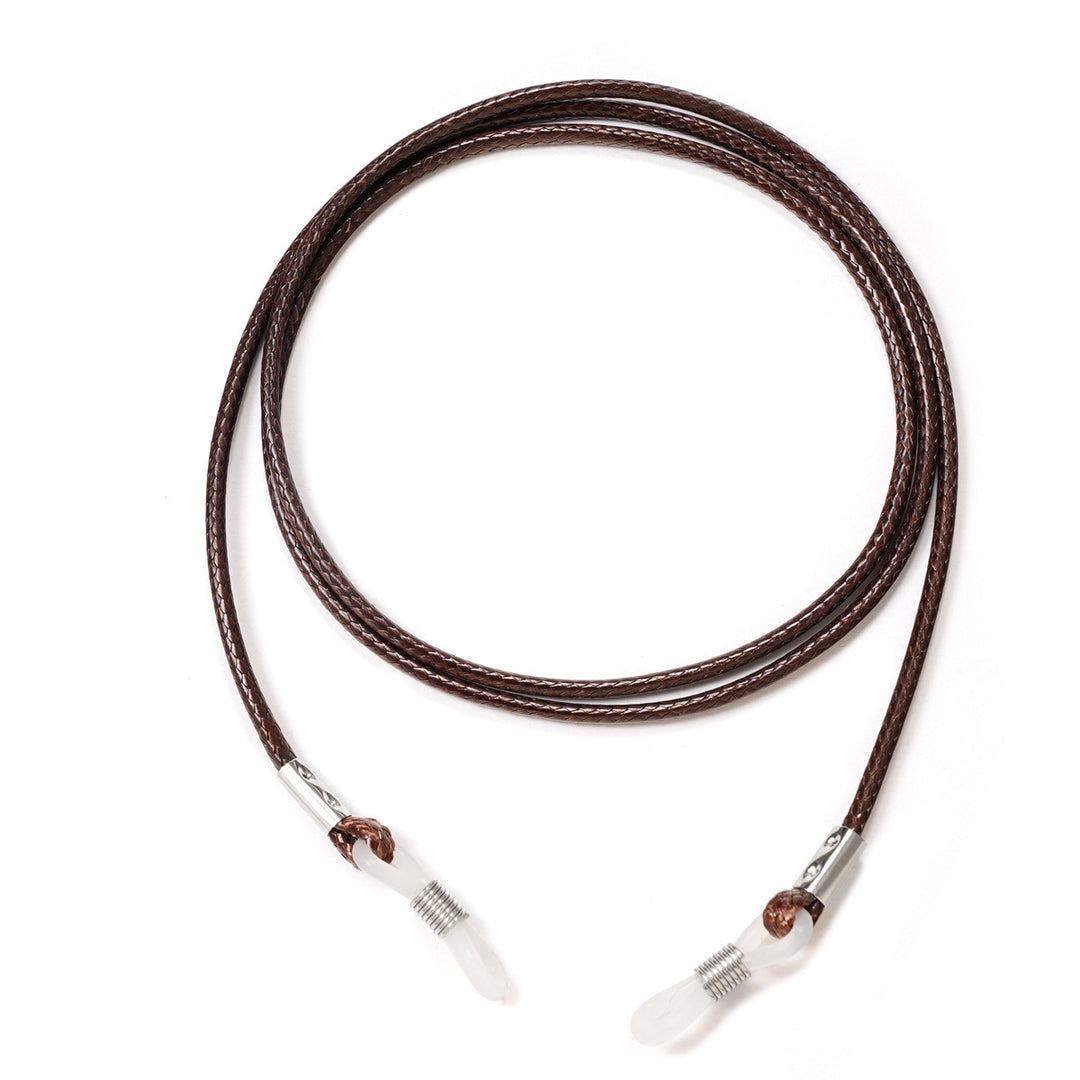 Premium Kunstleder Brillenretainer Kette Karnz