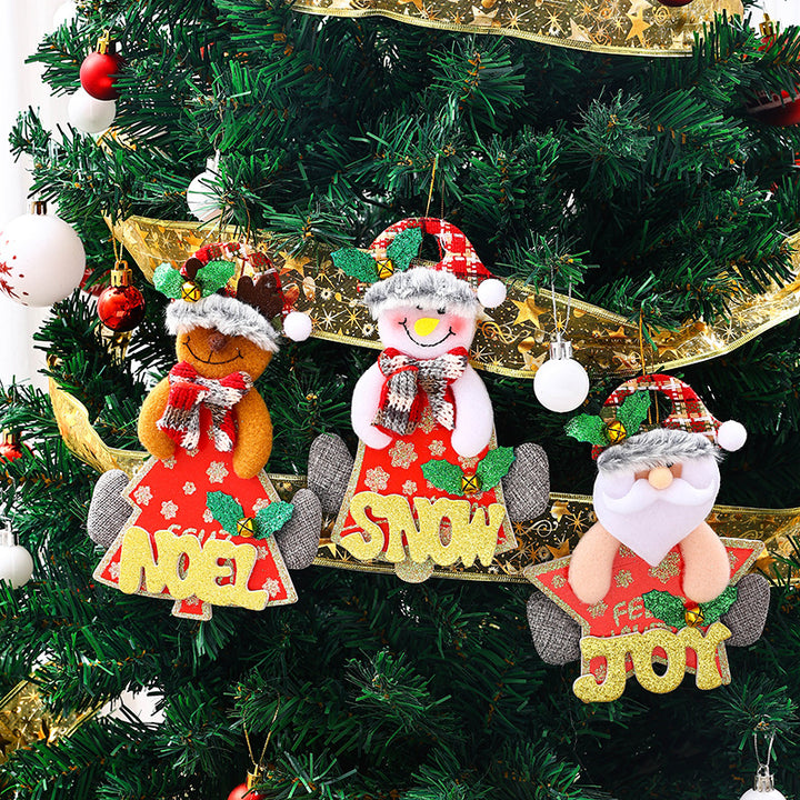 Dekorative Weihnachtsfigur in Schneemann-Design Karnz