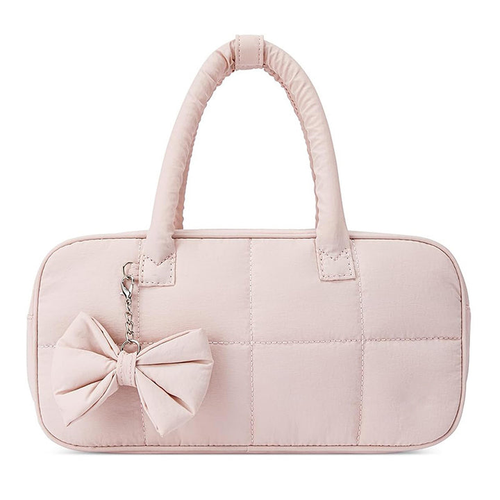 Gepolsterte Handtasche mit Modischem Schleifendetail Karnz