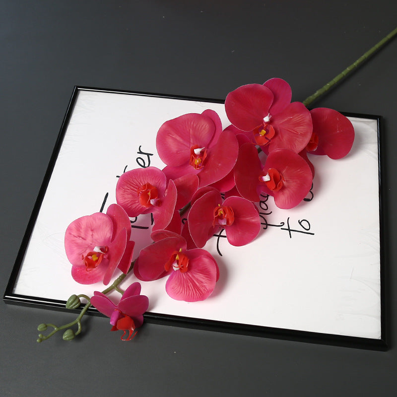 Faux-Orchideenblütenstiel für die Heimdekoration