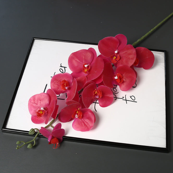 Faux-Orchideenblütenstiel für die Heimdekoration